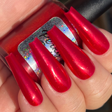 Perky Polish | Bright Red Snow Suit