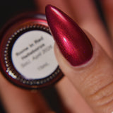 Broken Pixel Polish | Rome in Red Helleborus