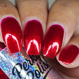 Perky Polish | Bright Red Snow Suit
