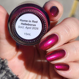 Broken Pixel Polish | Rome in Red Helleborus