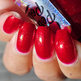 Perky Polish | Bright Red Snow Suit