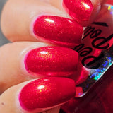 Perky Polish | Bright Red Snow Suit