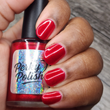 Perky Polish | Bright Red Snow Suit