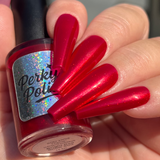 Perky Polish | Bright Red Snow Suit