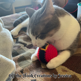 Off the Hook Creations by Jessica | Crochet Santa Cat Toy
