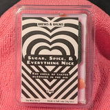 Brews and Balms | Sugar, Spice and Everything Nice Wax melt